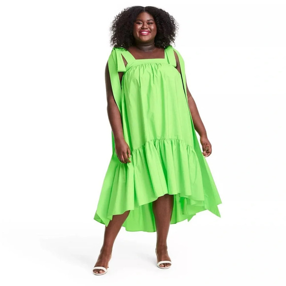 Christopher John Rogers x Target | Tie Strap Babydoll Dress | Size: Large - Picture 4 of 9